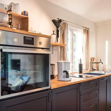 Pommernhaus Bay Cabin, Kamin, Sup's Tatil Evi