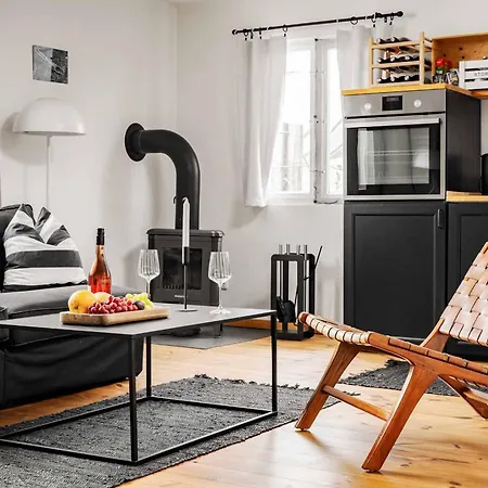 Pommernhaus Bay Cabin, Kamin, Sup's Tatil Evi *